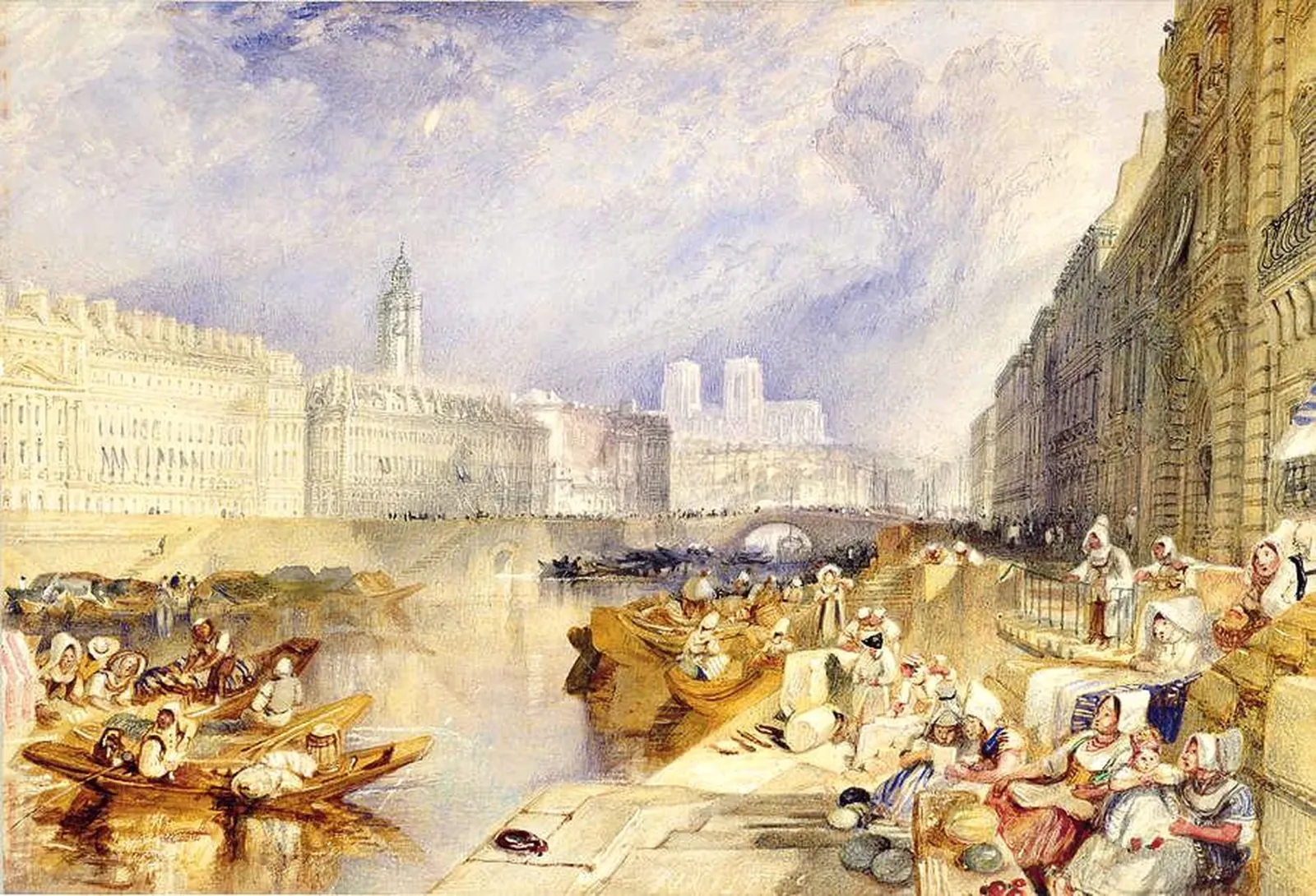 Nantes depuis l'île Feydeau, J. M. W. Turner