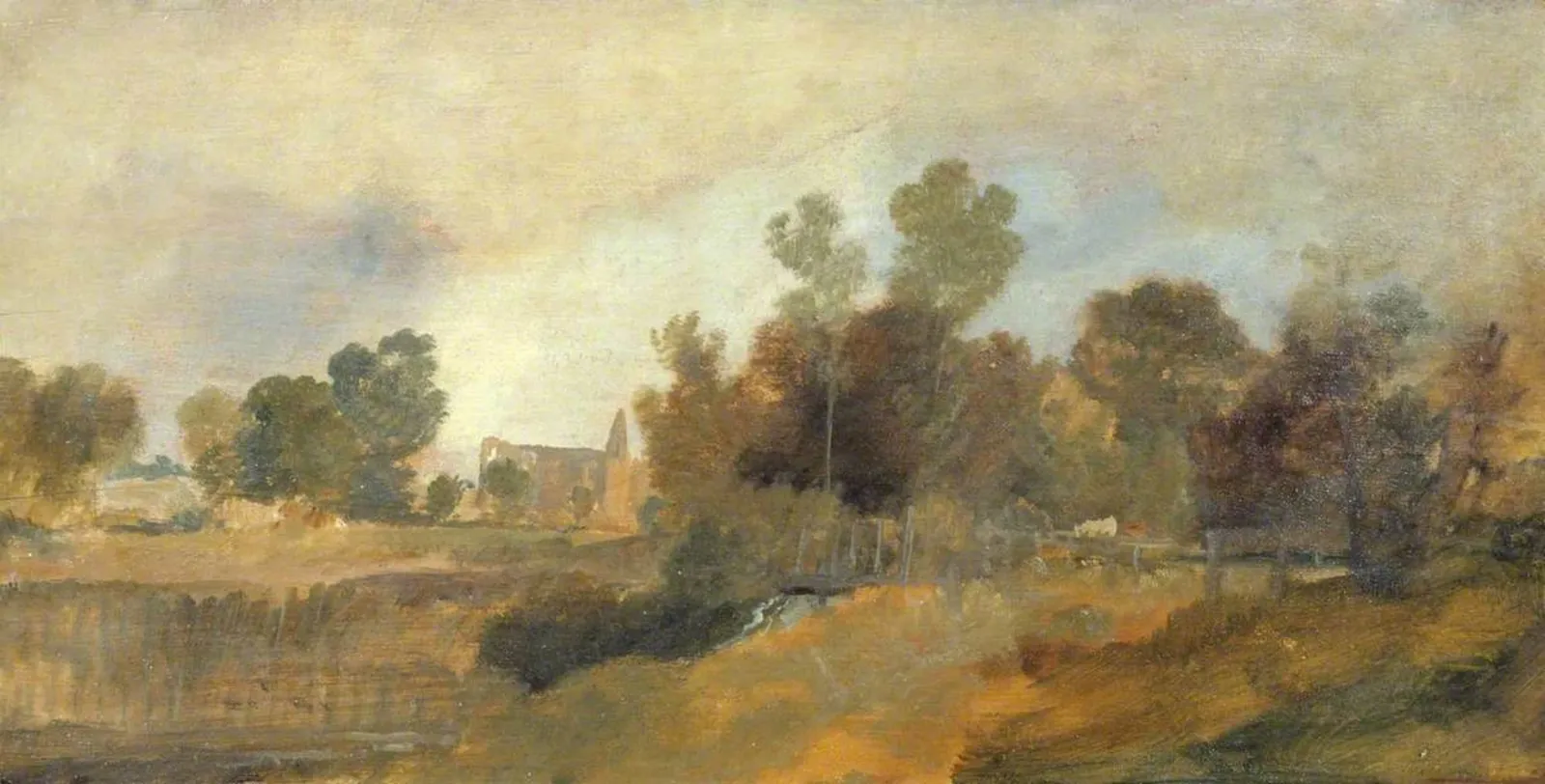 Newark Abbey on the Wey, J. M. W. Turner