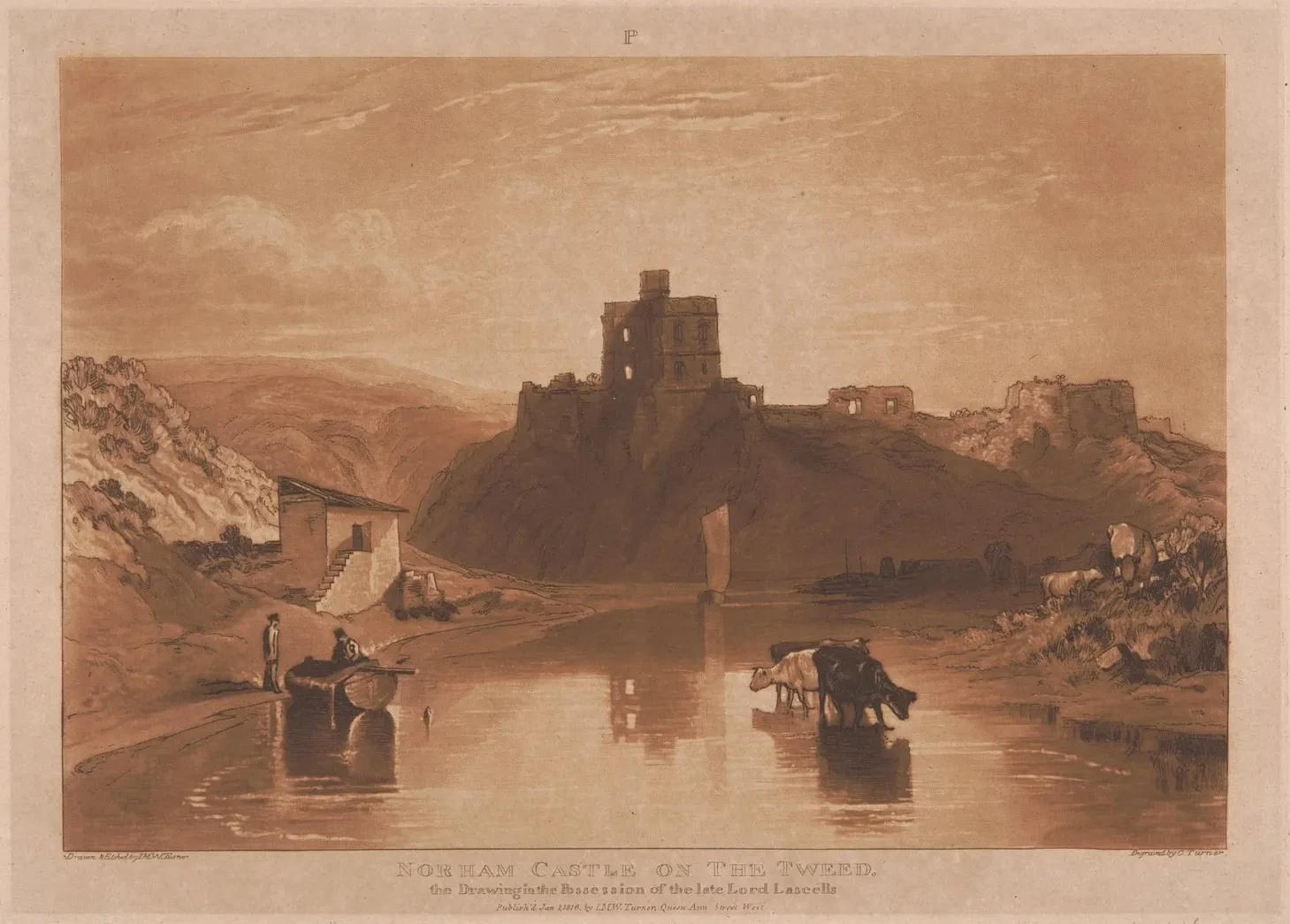 Norham Castle on the Tweed, J. M. W. Turner