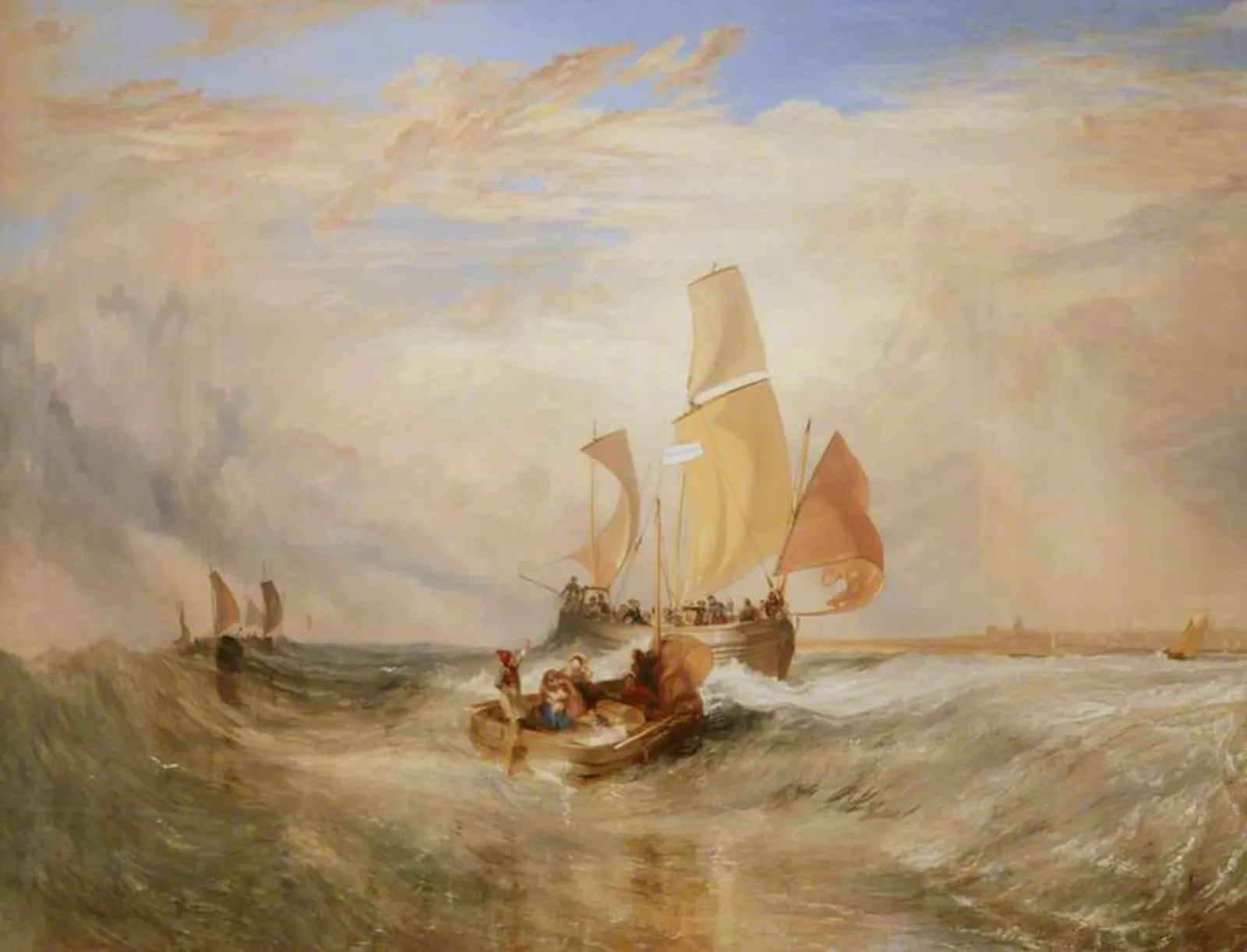 'Now for the Painter' (Rope) – Passengers Going on Board, J. M. W. Turner