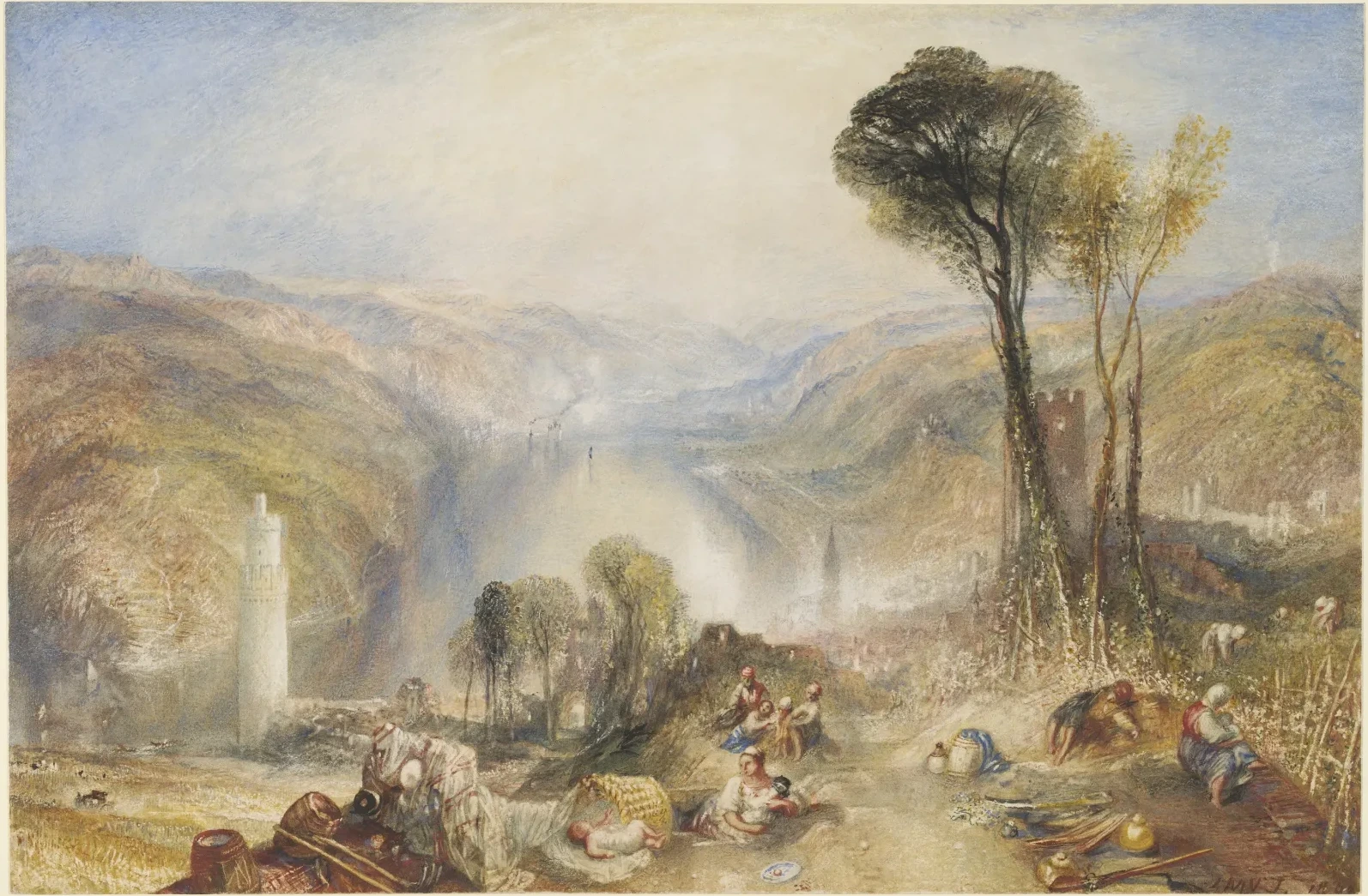 Oberwesel, J. M. W. Turner