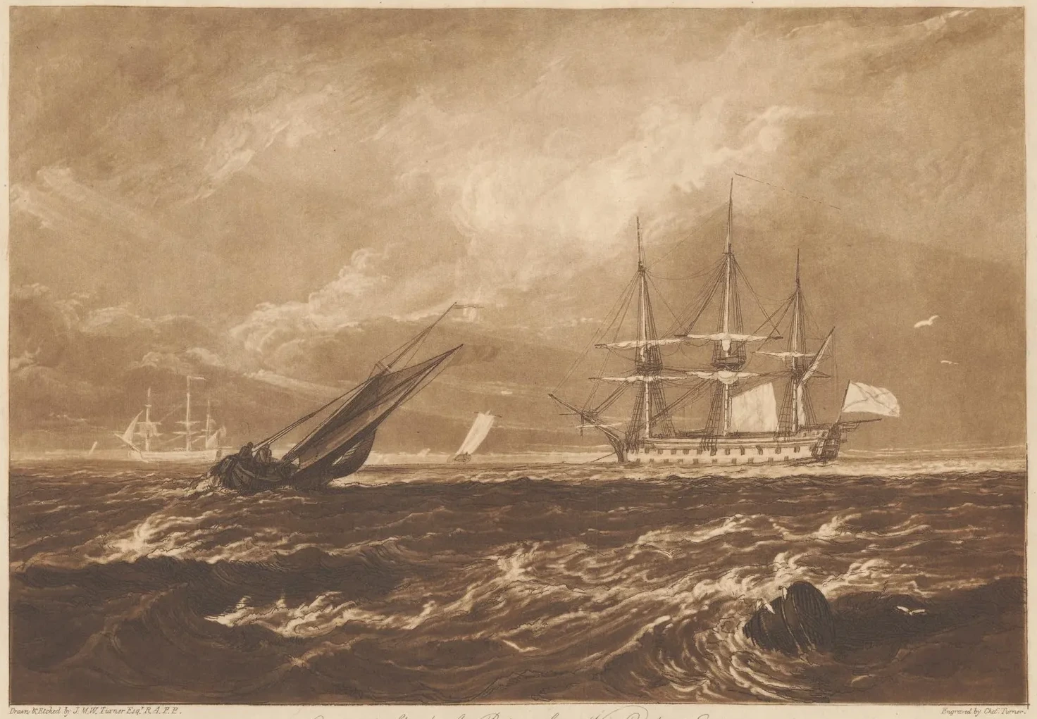 Original Sketch of a Picture for W. Leader, Esq., J. M. W. Turner