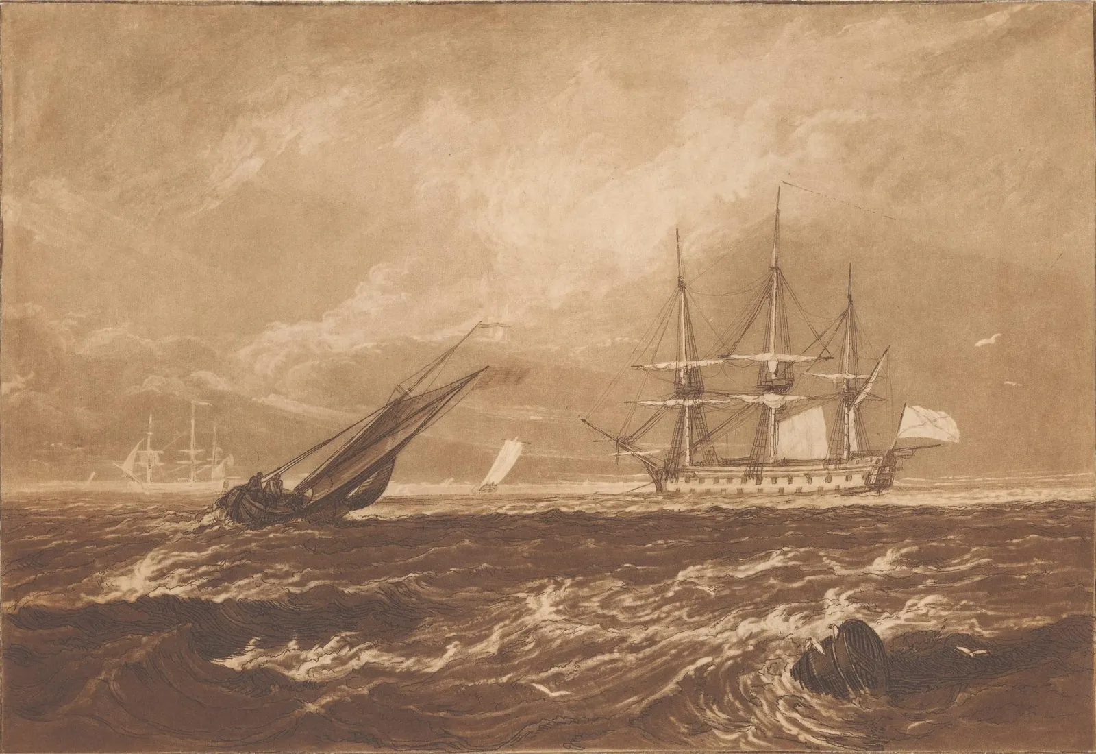 Original Sketch of a Picture for W. Leader, Esq., J. M. W. Turner