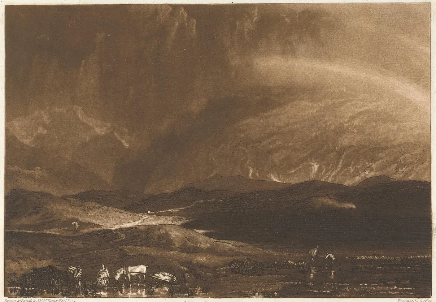 Peat Bog, Scotland, J. M. W. Turner