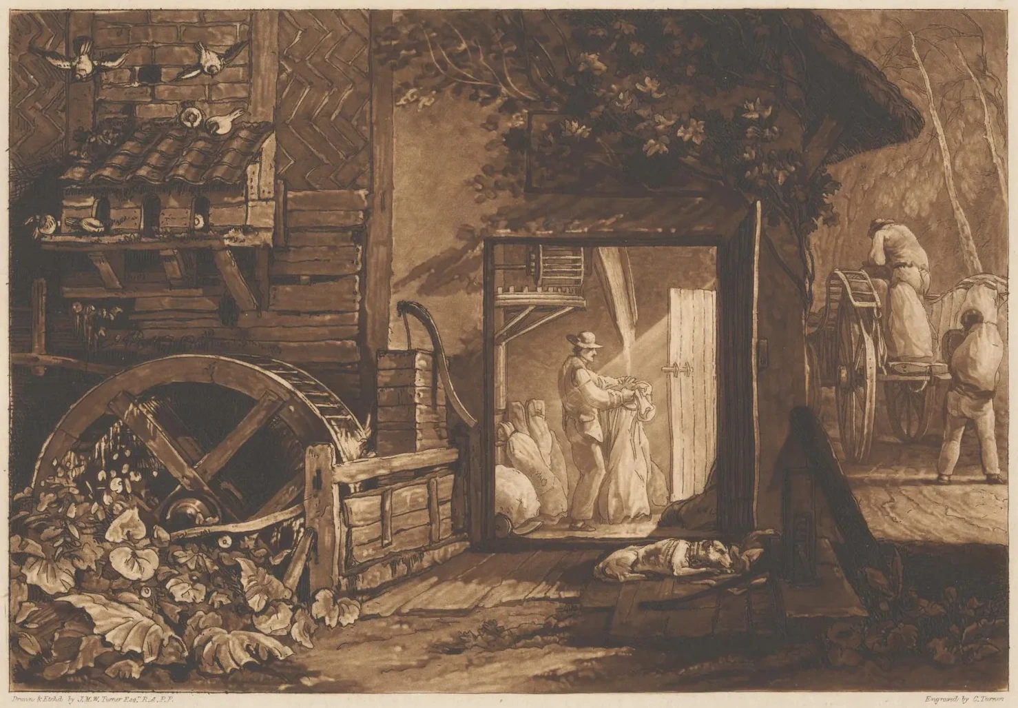 Pembury Mill, Kent, J. M. W. Turner