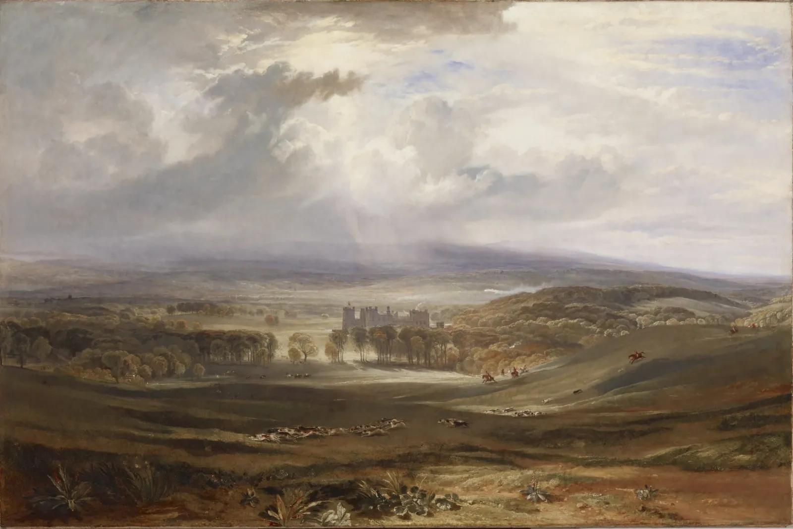 Raby Castle, the Seat of the Earl of Darlington, J. M. W. Turner