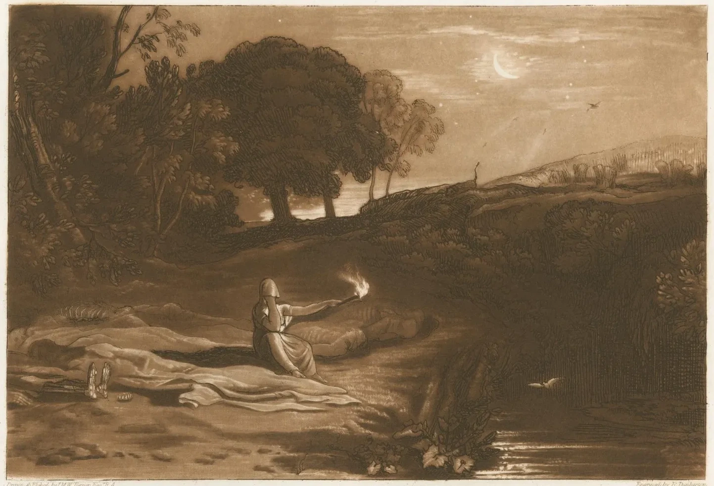 Rispah: 2nd Book of Samuel, Chap. 21, J. M. W. Turner