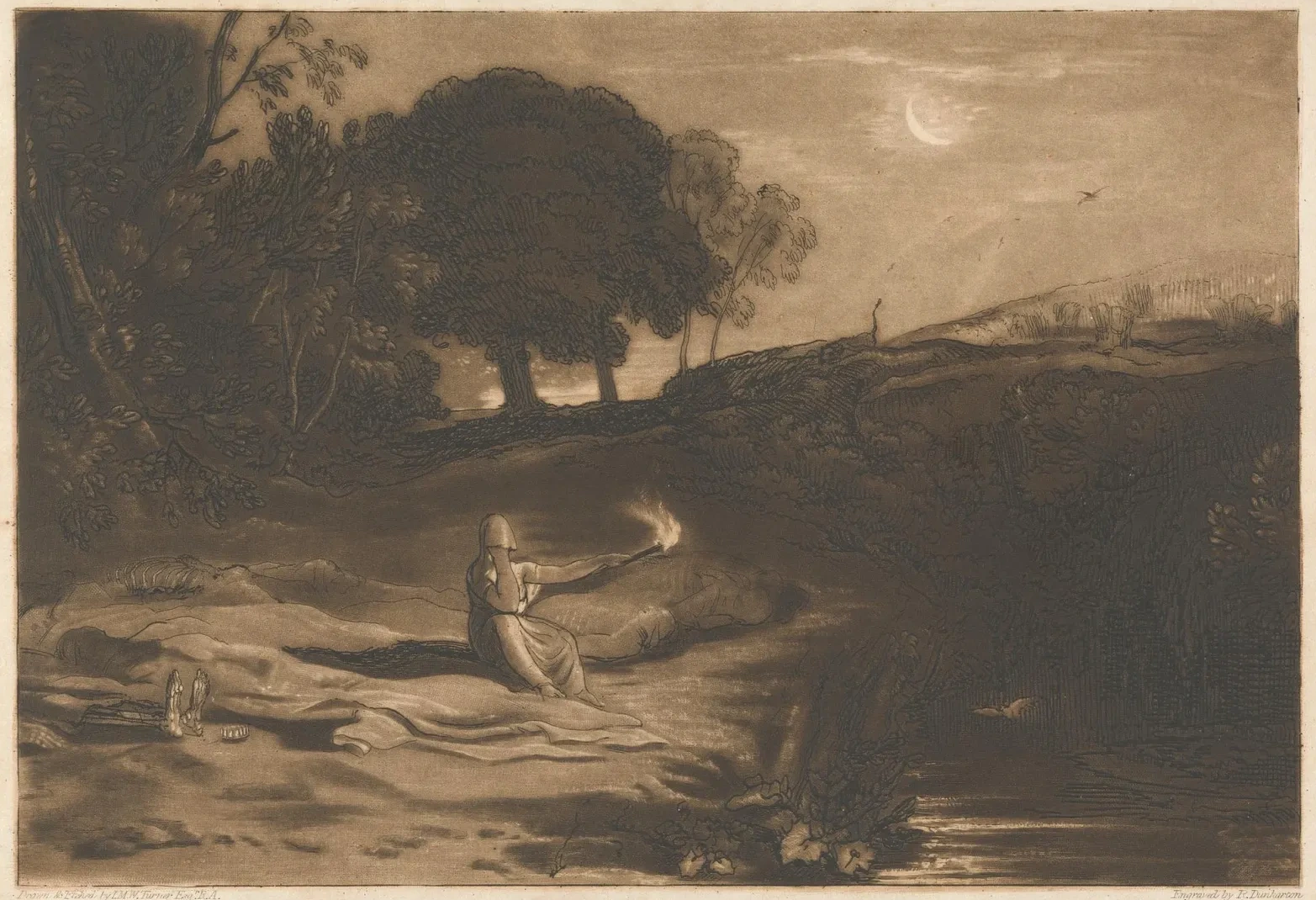 Rispah: 2nd Book of Samuel, Chap. 21, J. M. W. Turner