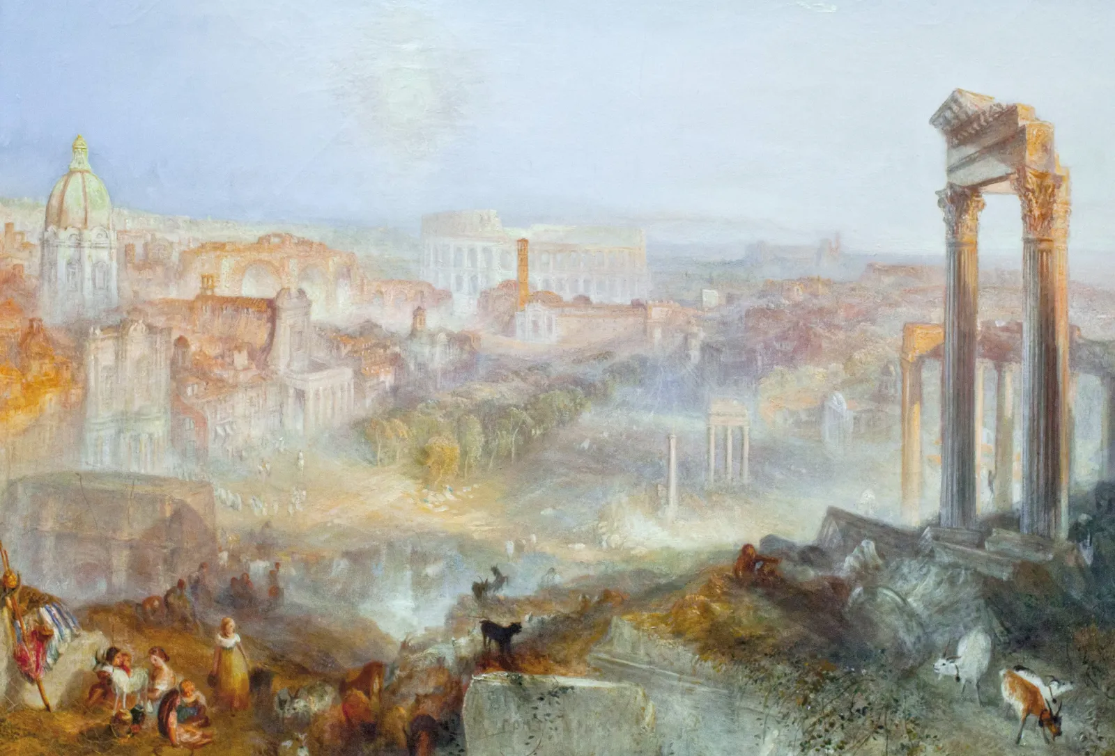 Rome Moderne – Campo Vaccino, J. M. W. Turner