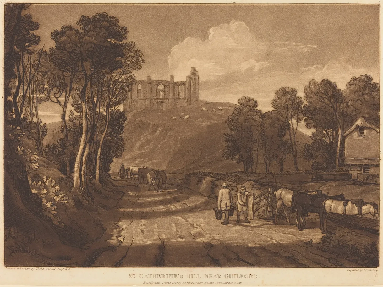 Saint Catherine's Hill Near Guilford, J. M. W. Turner