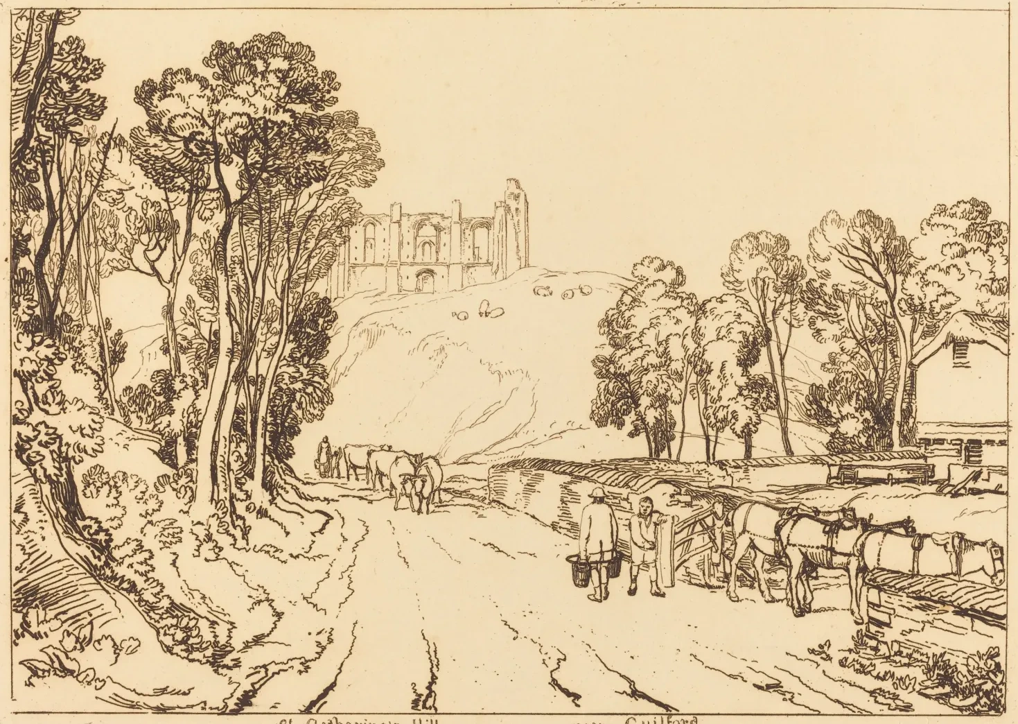 Saint Catherine's Hill Near Guilford, J. M. W. Turner