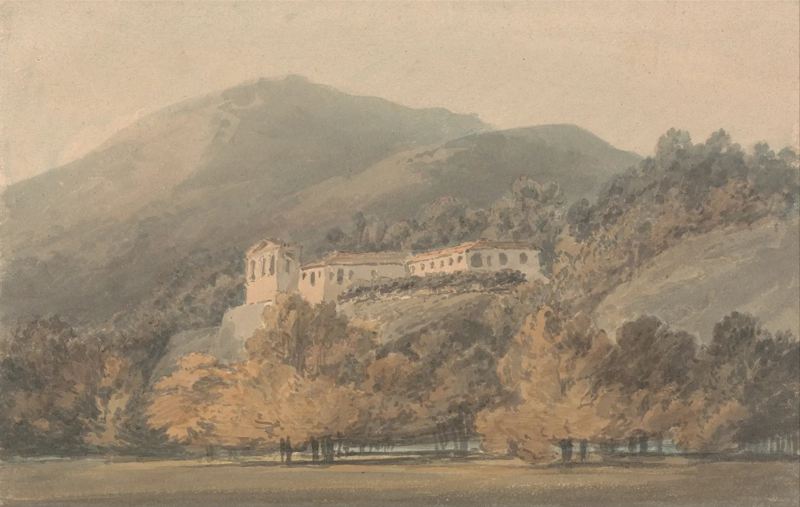 Santa Lucia, A Convent near Caserta, J. M. W. Turner