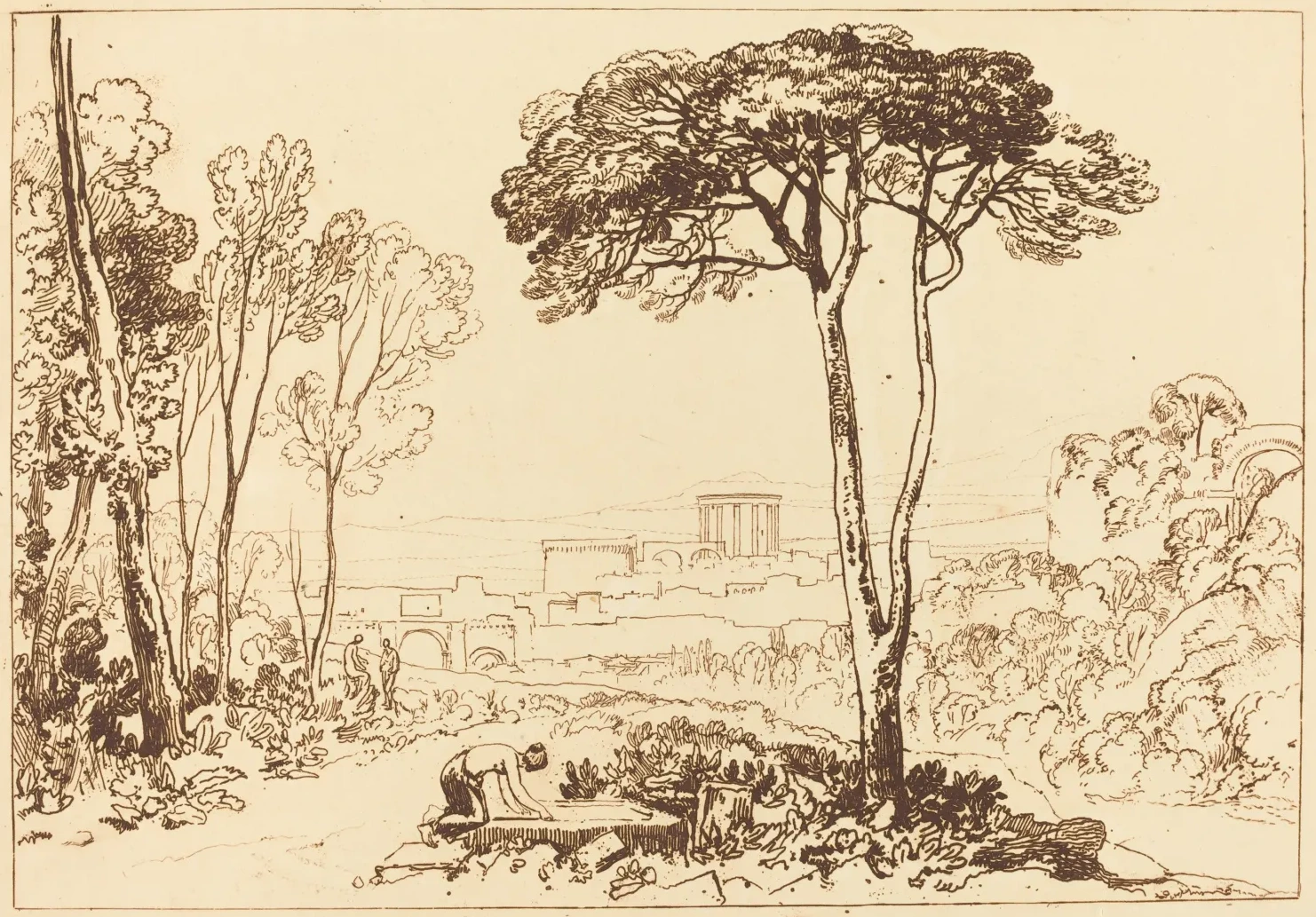 Scene in the Campagna, J. M. W. Turner