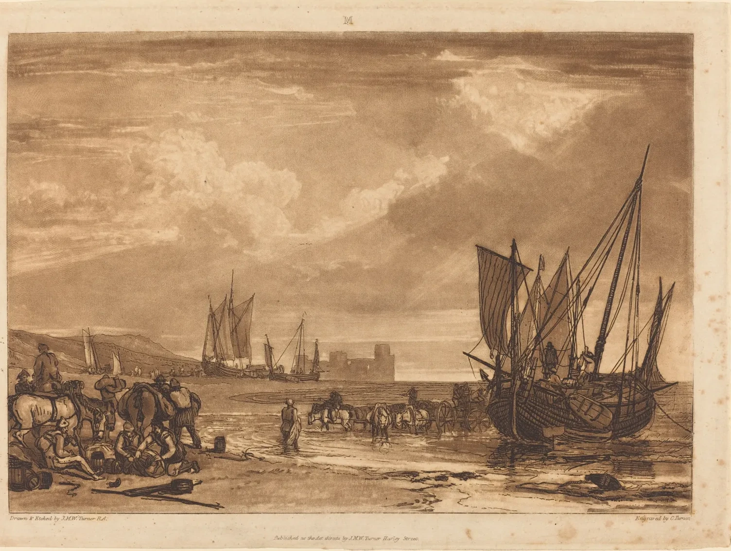 Scene on the French Coast, J. M. W. Turner