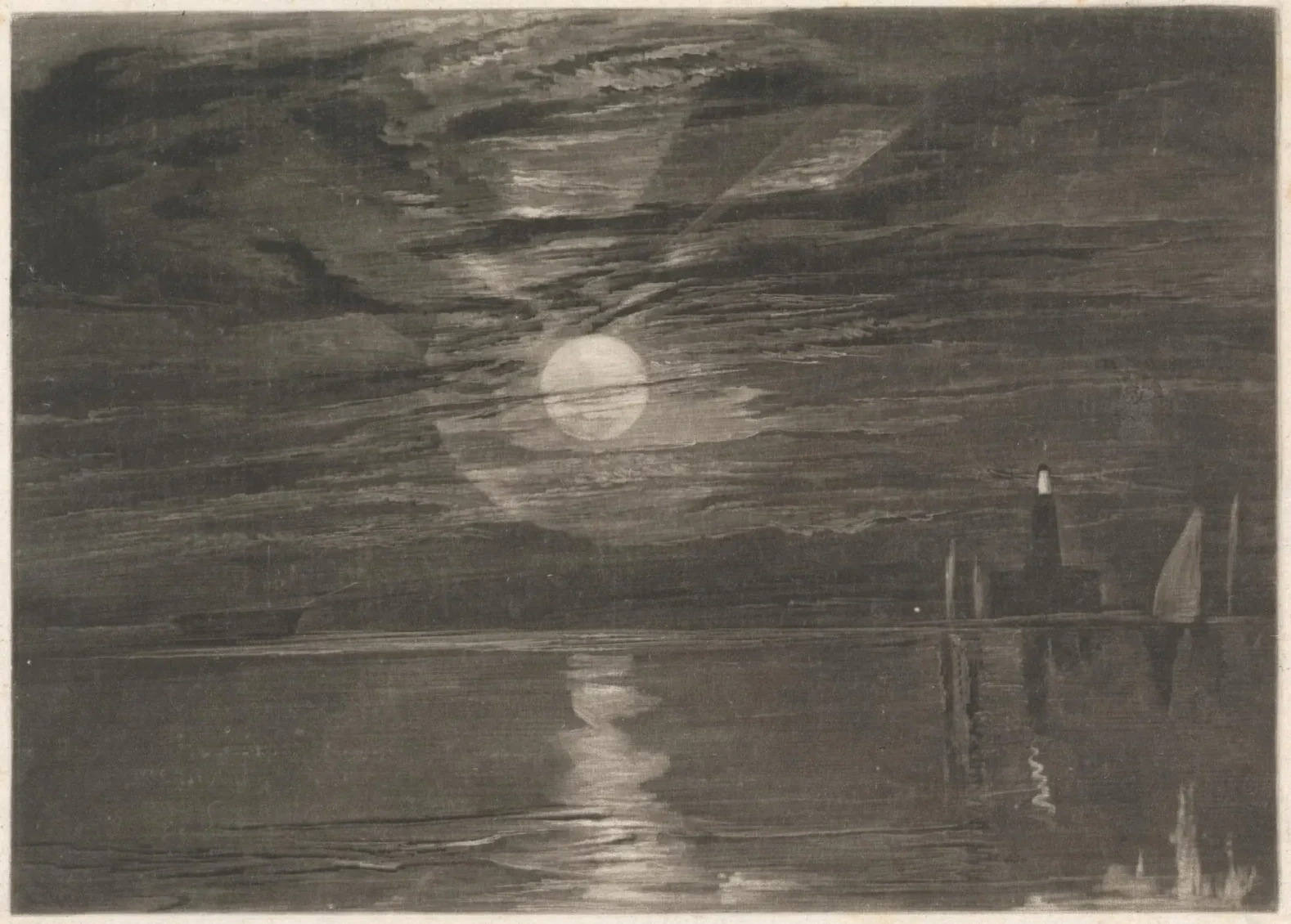 Shields Lighthouse, J. M. W. Turner