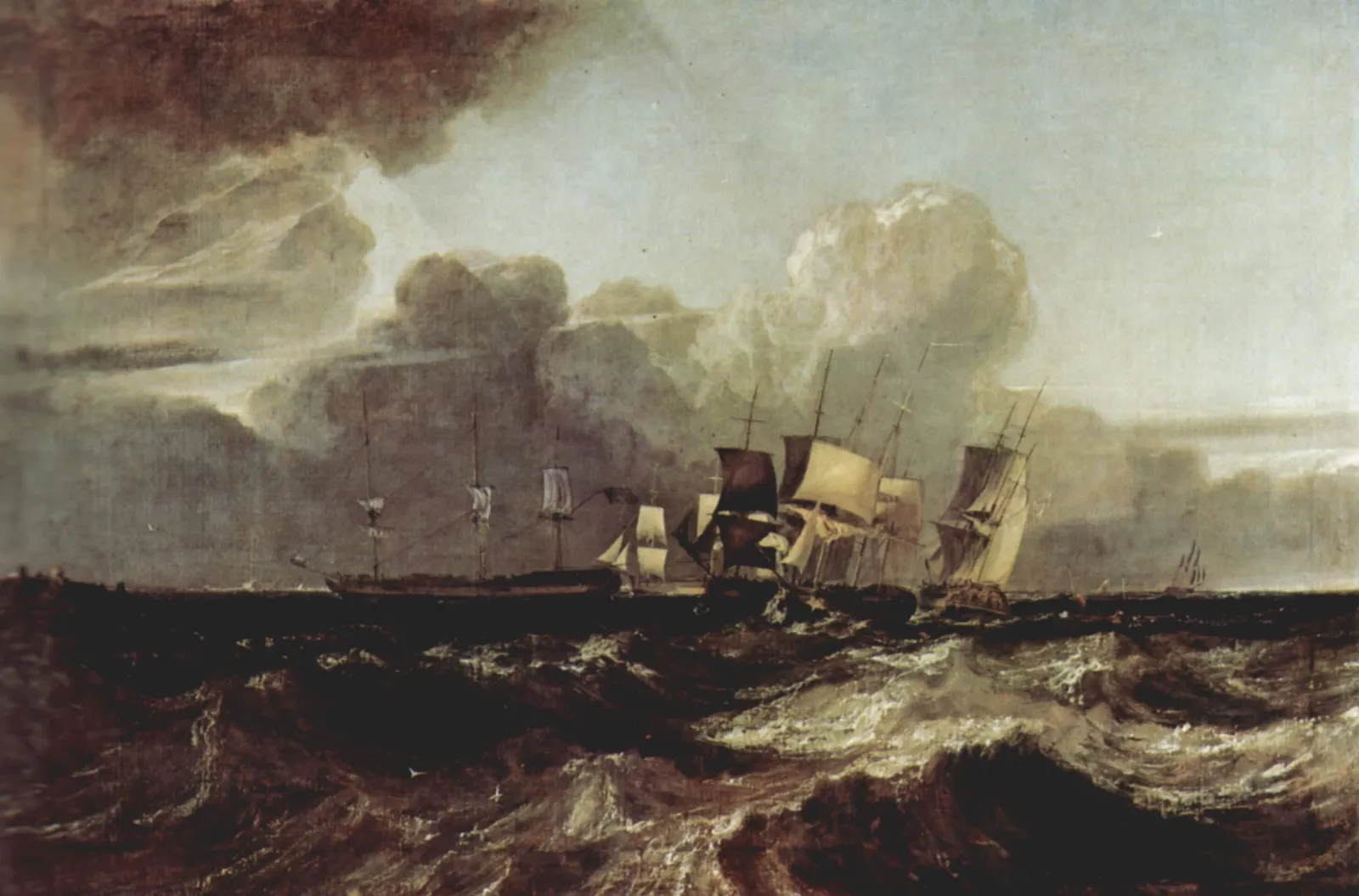 Ships Bearing up for Anchorage (‘The Egremont Seapiece’), J. M. W. Turner