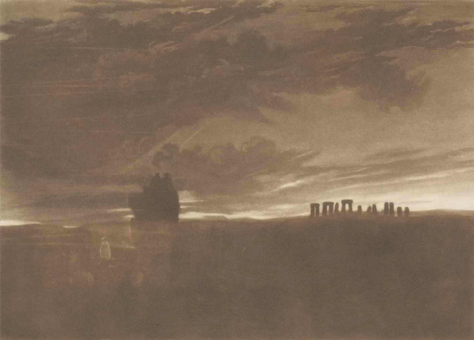 Stonehenge at Daybreak, J. M. W. Turner