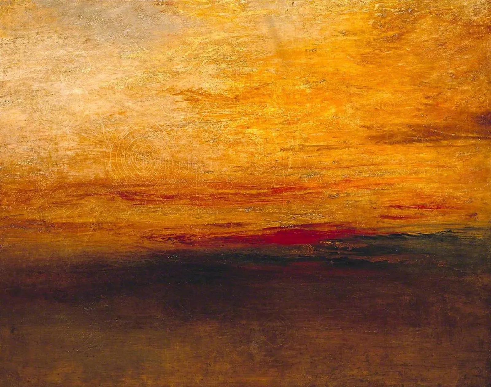 Sunset, J. M. W. Turner