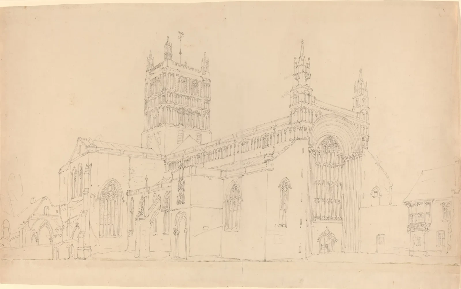 Tewkesbury Abbey, J. M. W. Turner