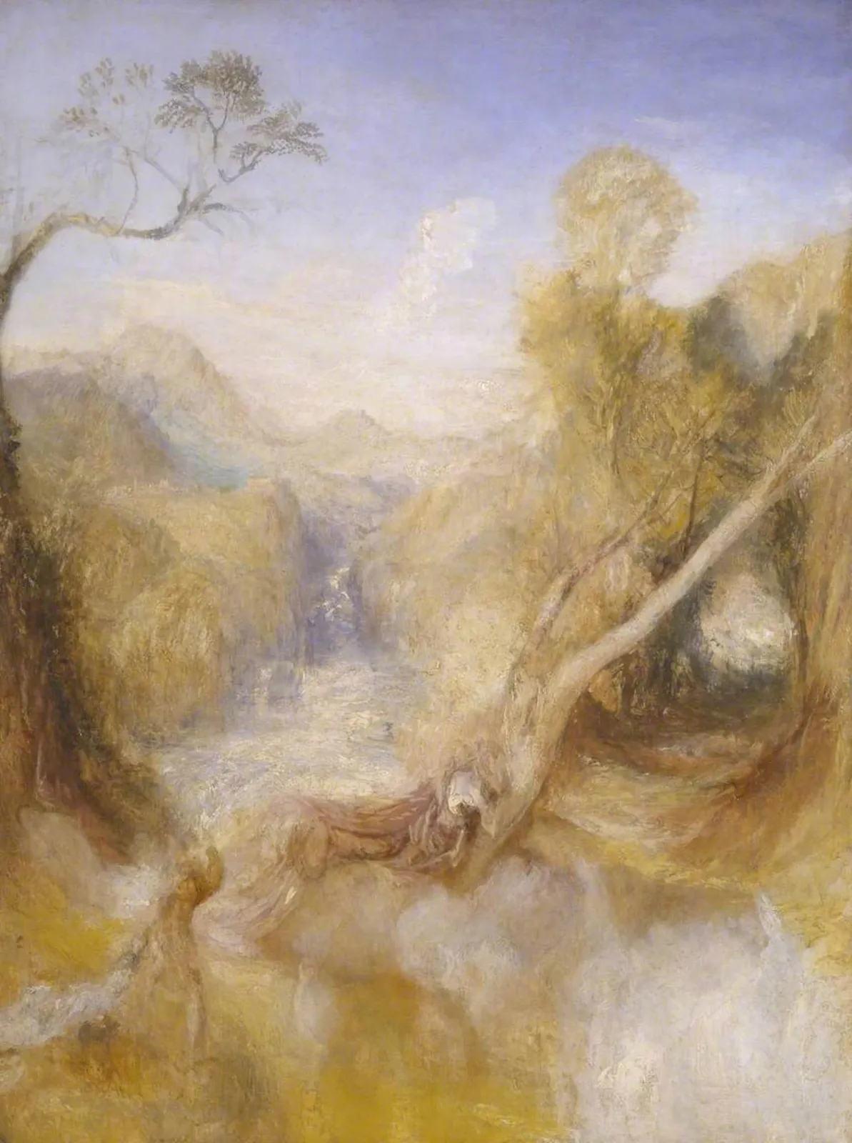 The Death of Actaeon, with a Distant View of Montjovet, Val d’Aosta, J. M. W. Turner
