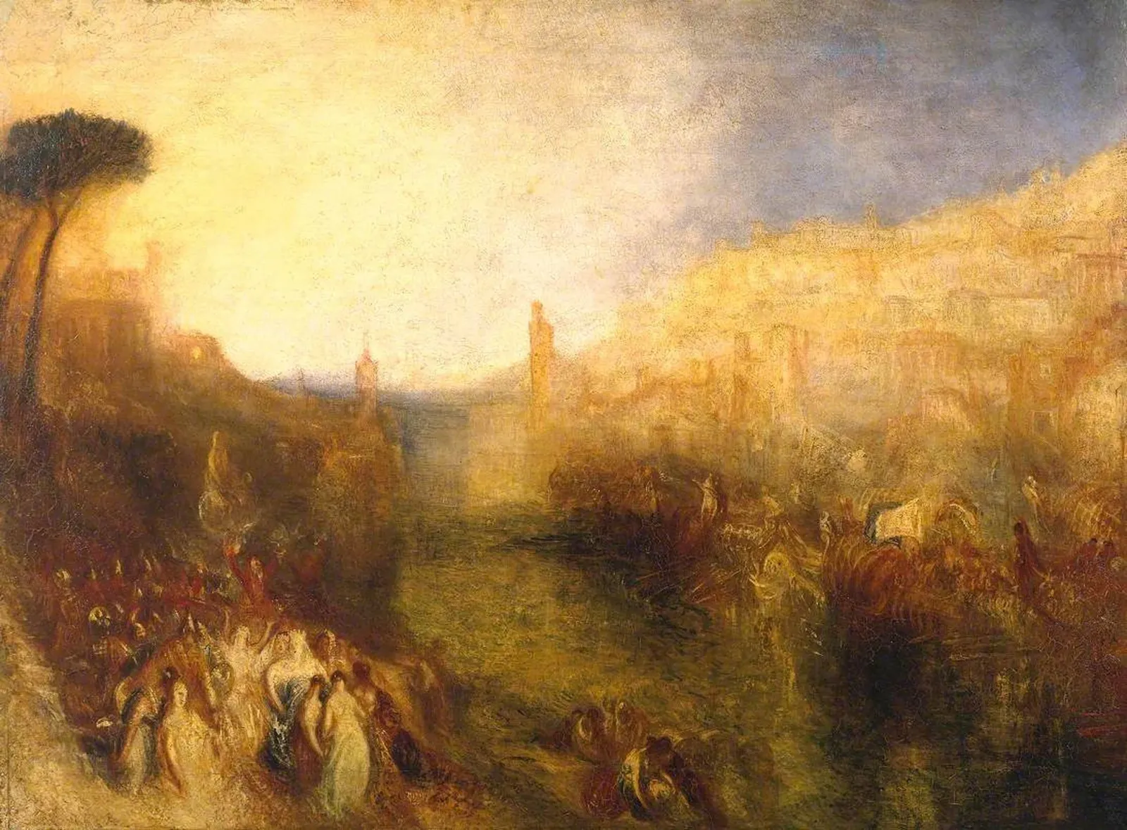 The Departure of the Fleet, J. M. W. Turner