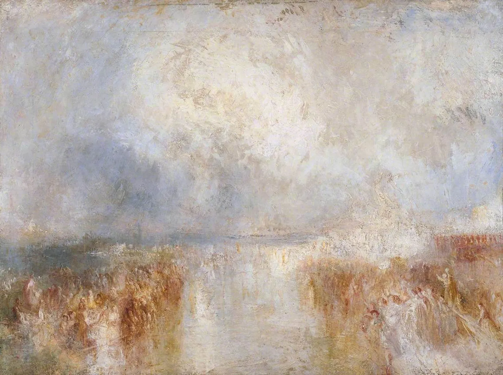 The Disembarkation of Louis-Philippe at the Royal Clarence Yard, Gosport, 8 October 1844, J. M. W. Turner