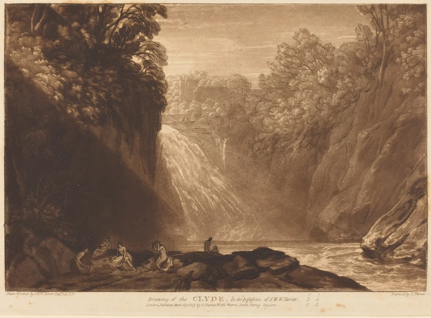The Fall of the Clyde, J. M. W. Turner