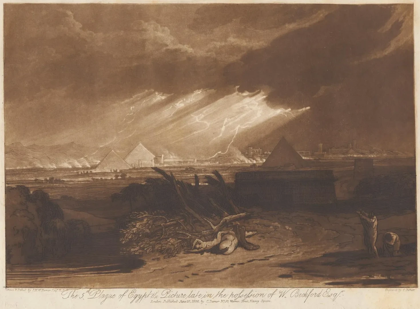 The Fifth Plague of Egypt, J. M. W. Turner