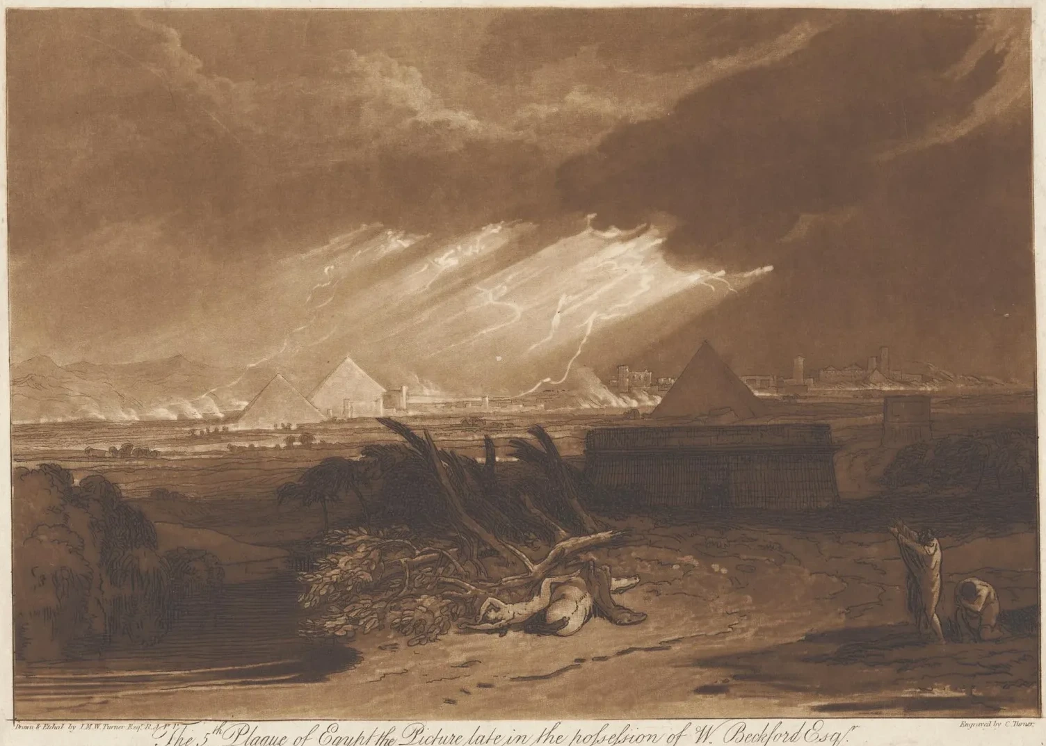 The Fifth Plague of Egypt, J. M. W. Turner