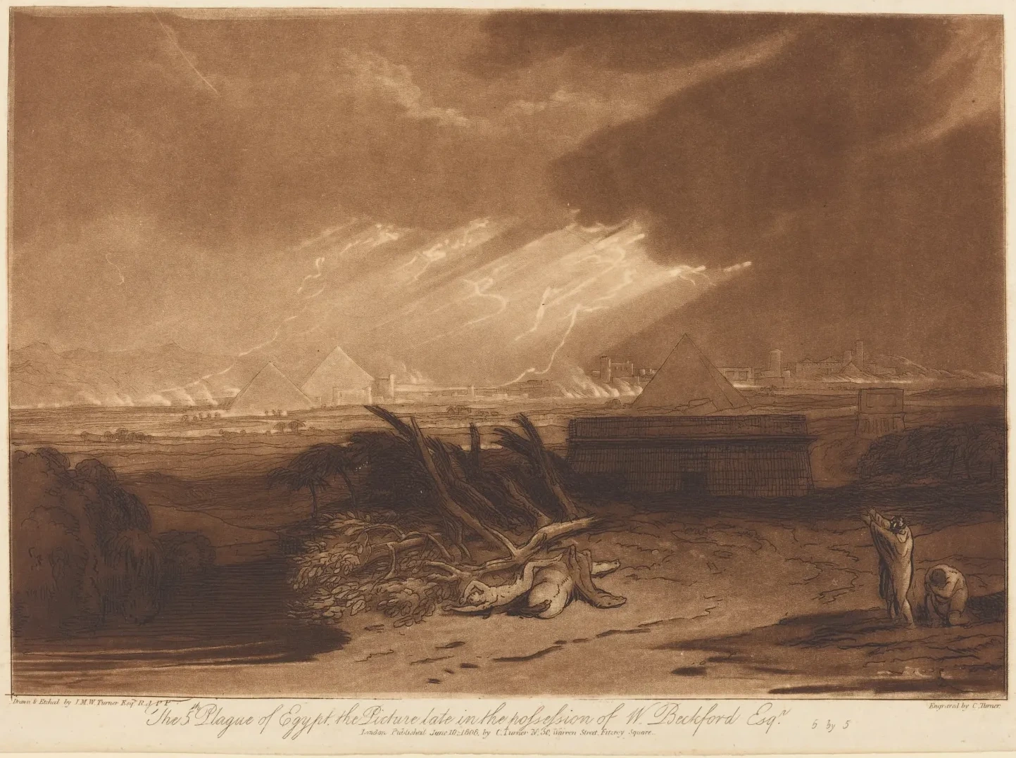 The Fifth Plague of Egypt, J. M. W. Turner