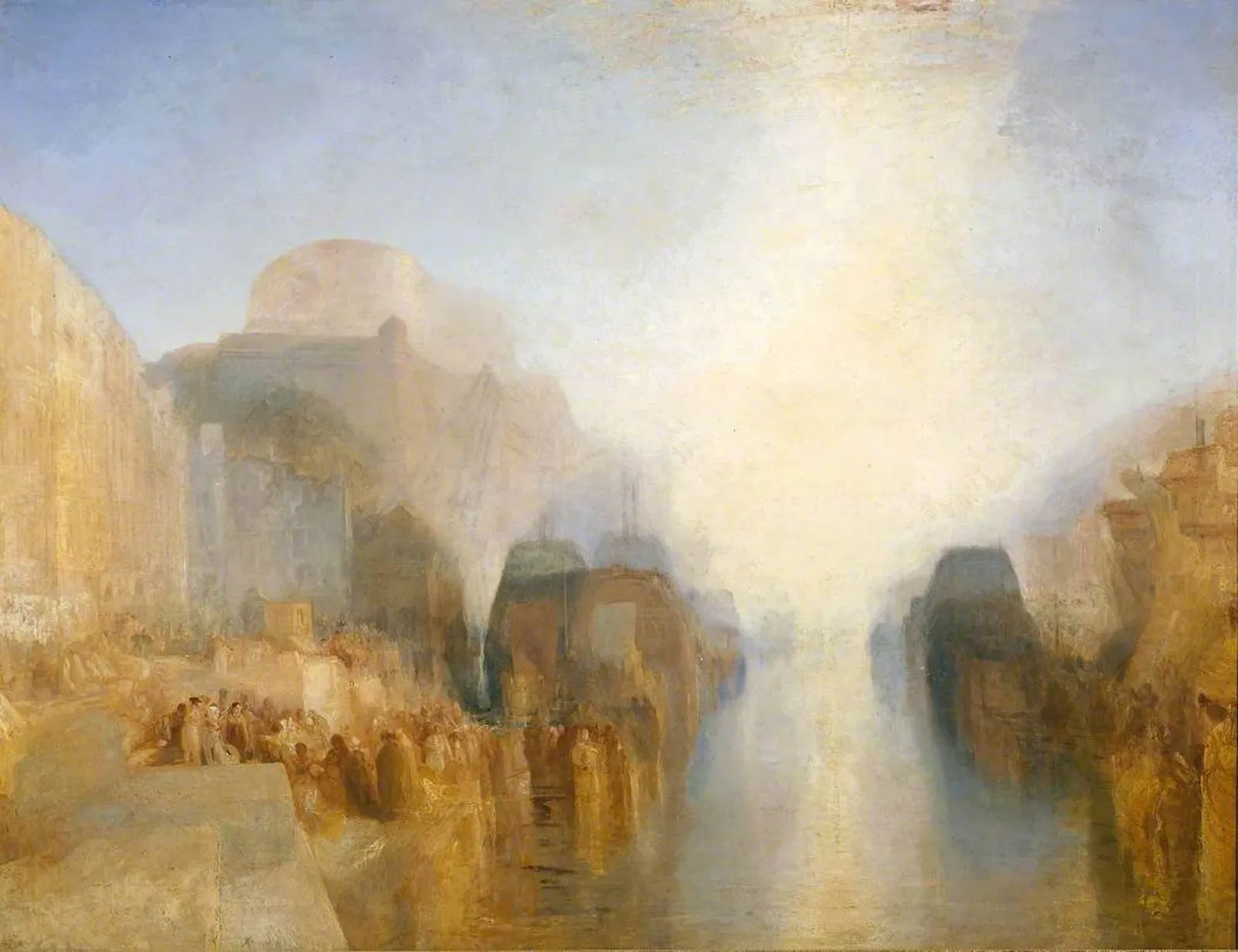 The Harbour of Brest: The Quayside and Château, J. M. W. Turner