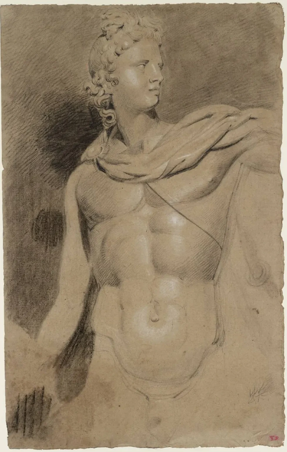 The Head and Torso of the Apollo Belvedere, J. M. W. Turner