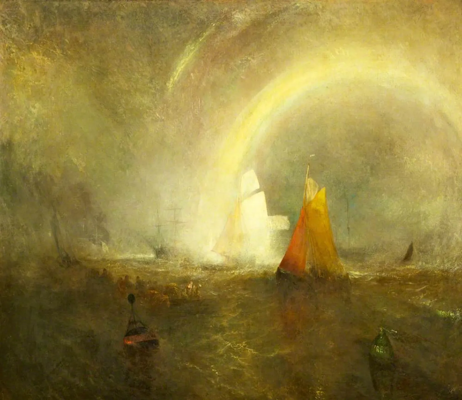 The Wreck Buoy, J. M. W. Turner