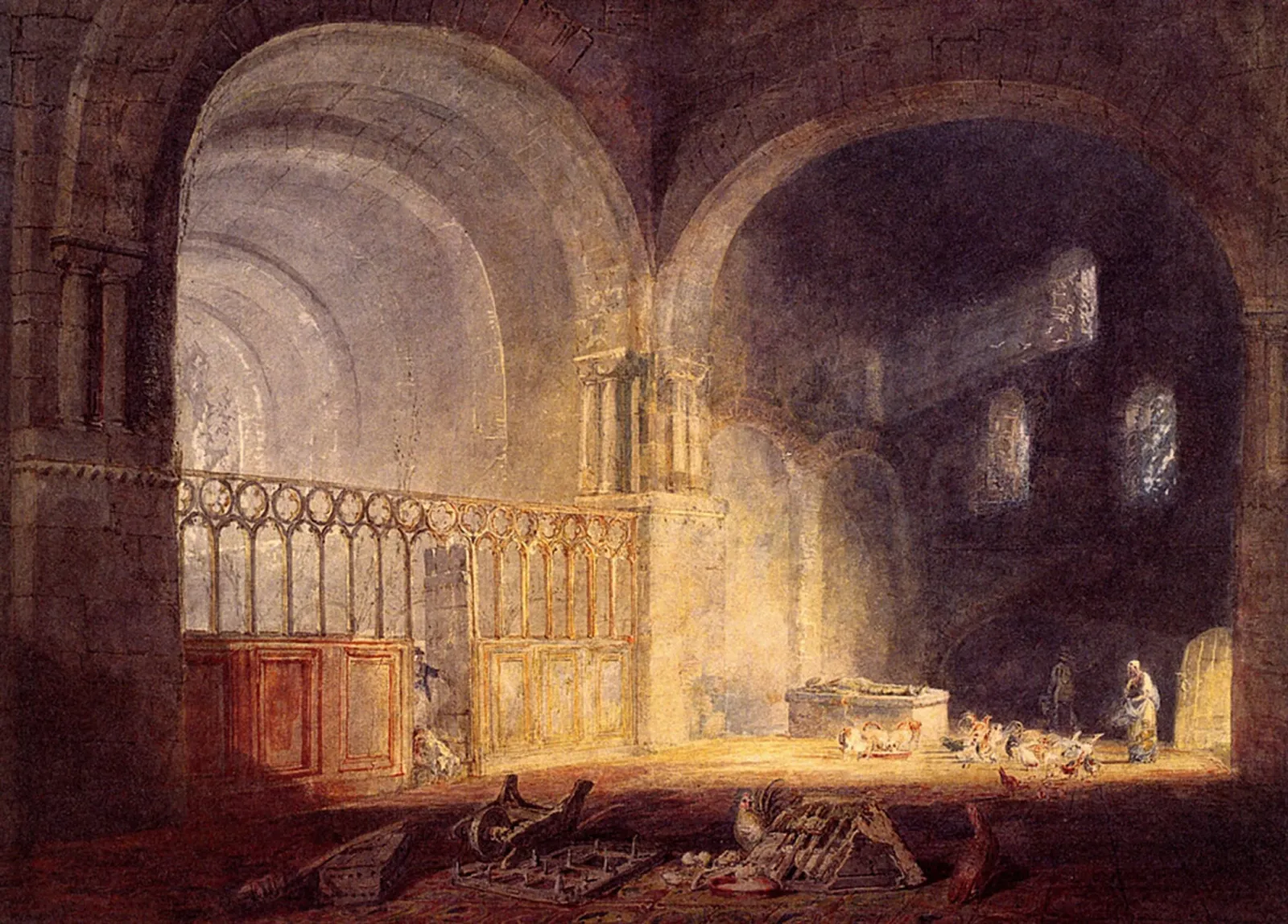 Transept of Ewenny Priory, Glamorganshire, J. M. W. Turner