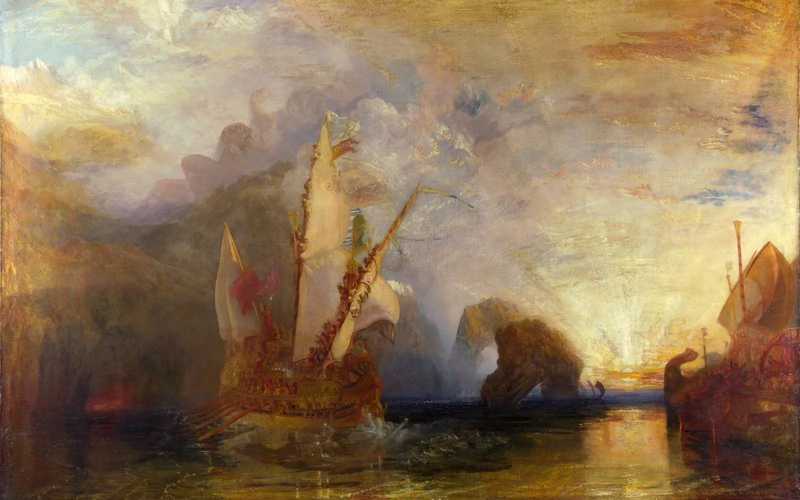 Ulysse se moquant de Polyphème, J. M. W. Turner