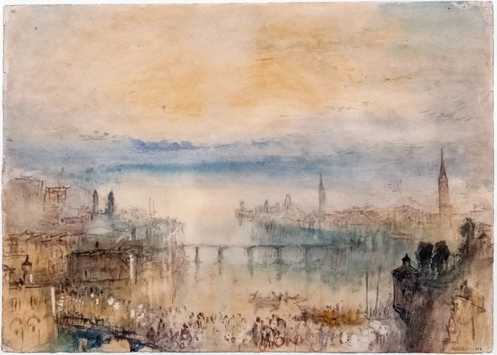 Un jour de fête à Zurich : Tôt le matin : Étude de cas, J. M. W. Turner