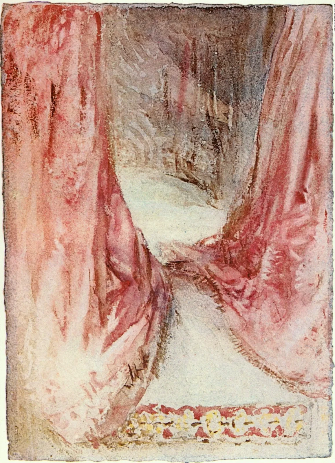 Un lit : étude de drapé, J. M. W. Turner