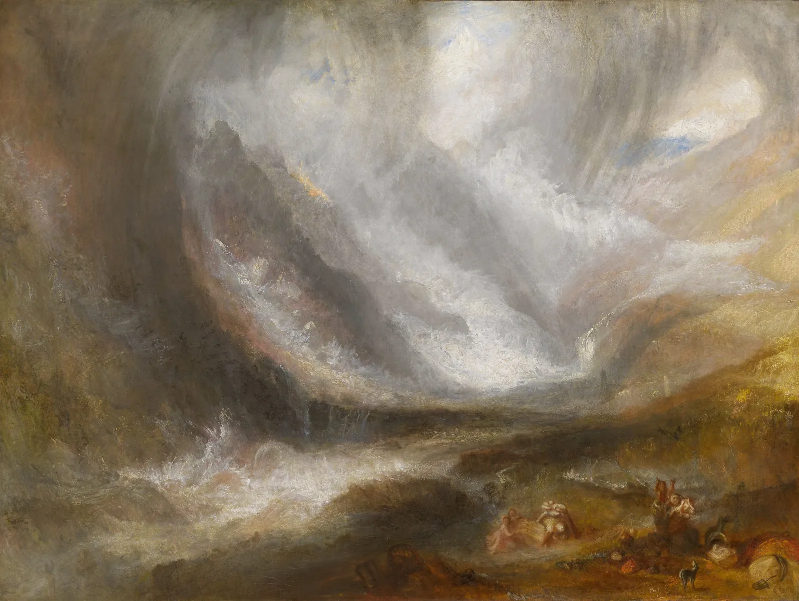 Valley of Aosta: Snowstorm, Avalanche, and Thunderstorm, J. M. W. Turner
