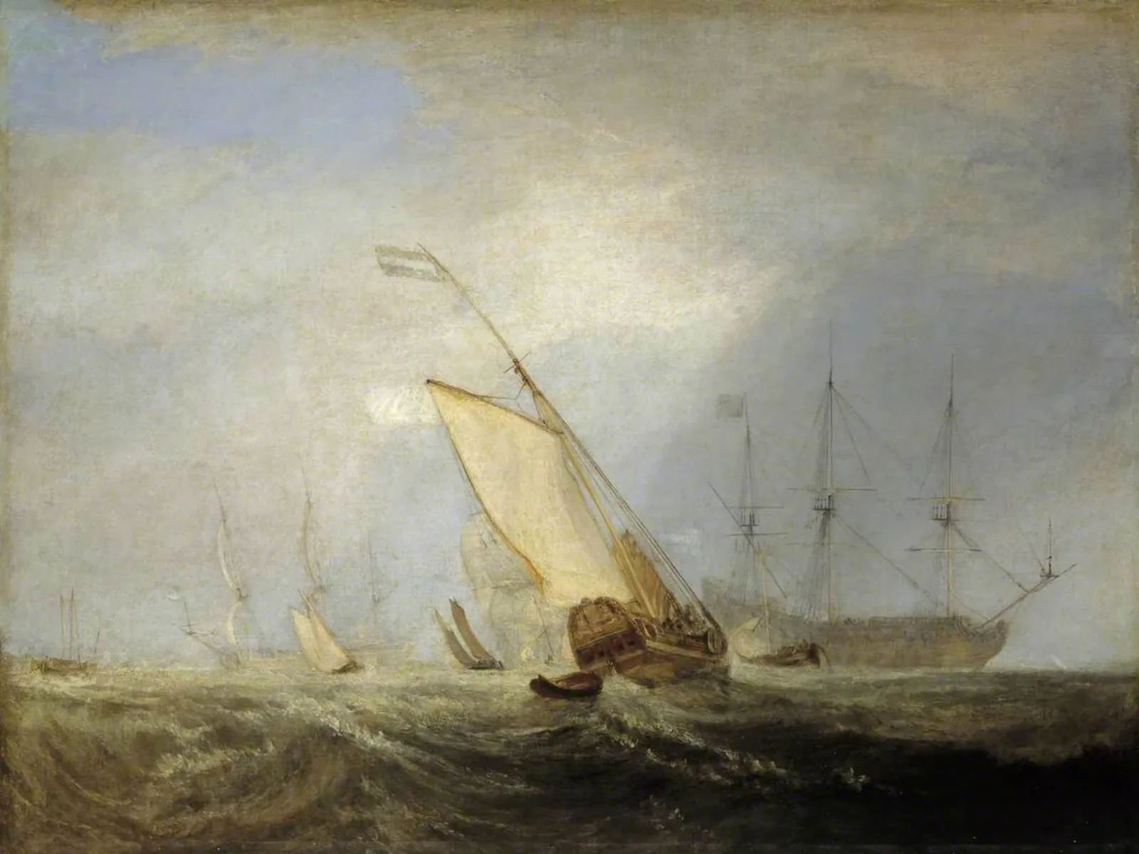 Van Tromp Returning after the Battle off the Dogger Bank, J. M. W. Turner