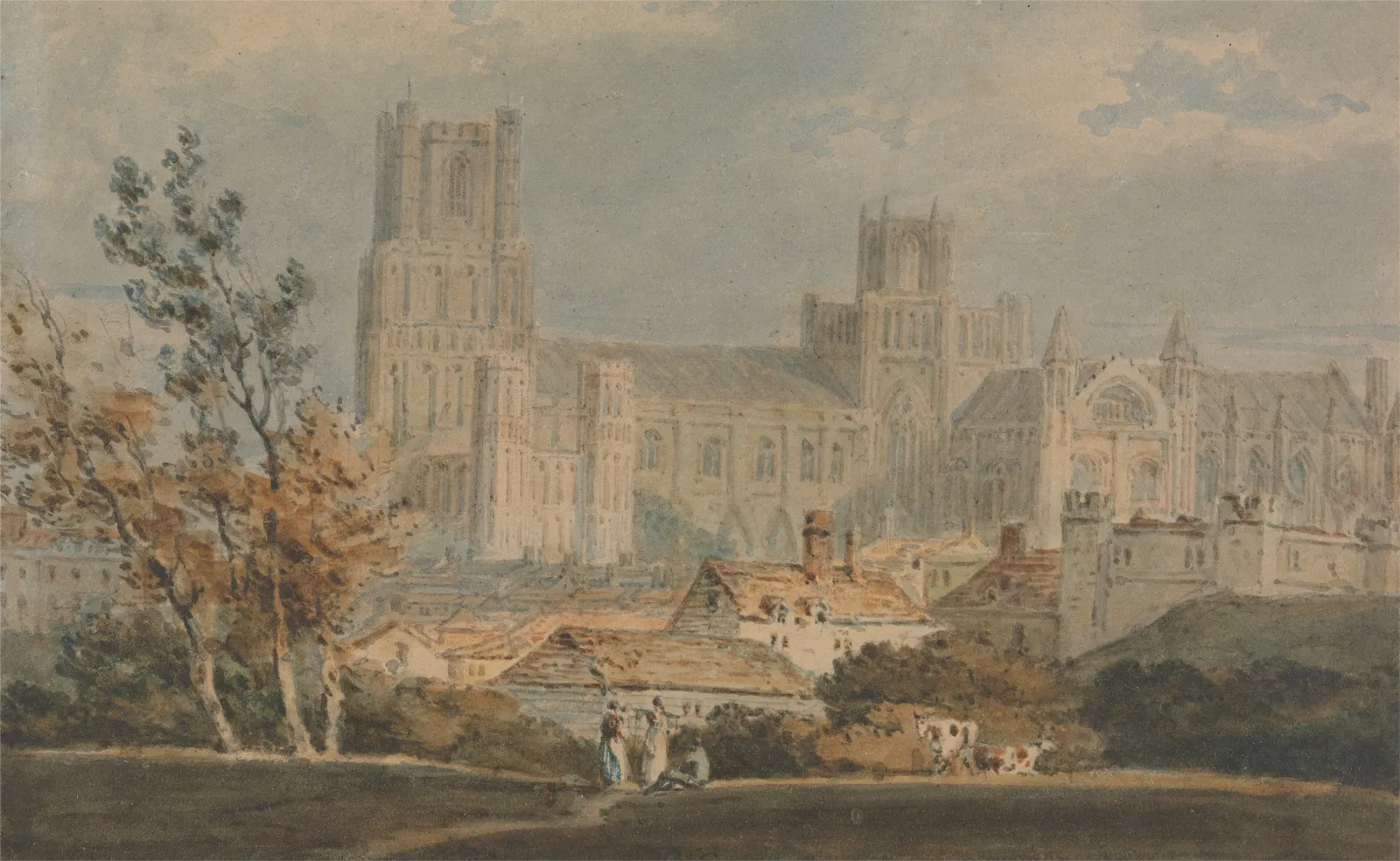 View of Ely Cathedral, J. M. W. Turner