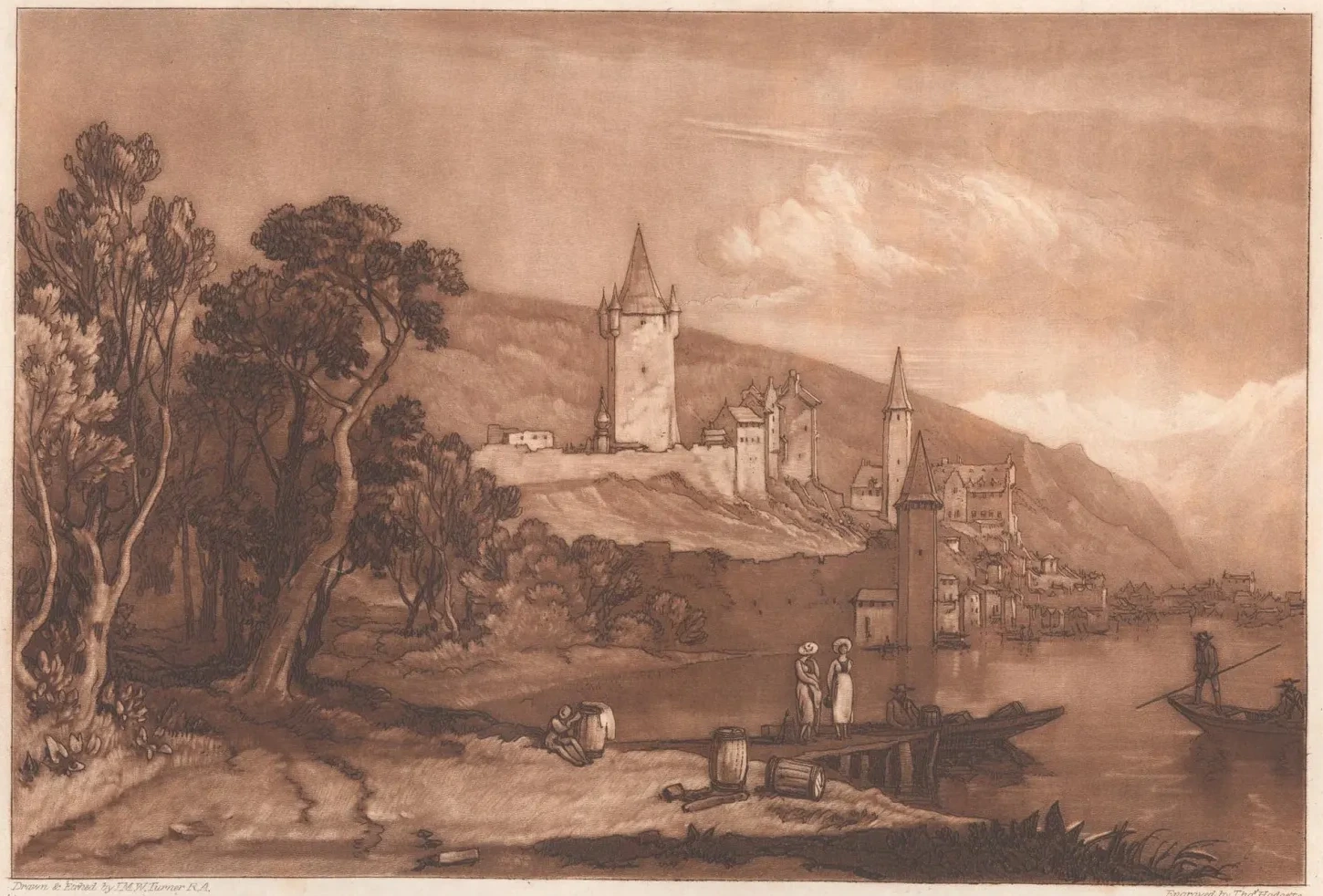 Ville de Thun, Switzerland, J. M. W. Turner