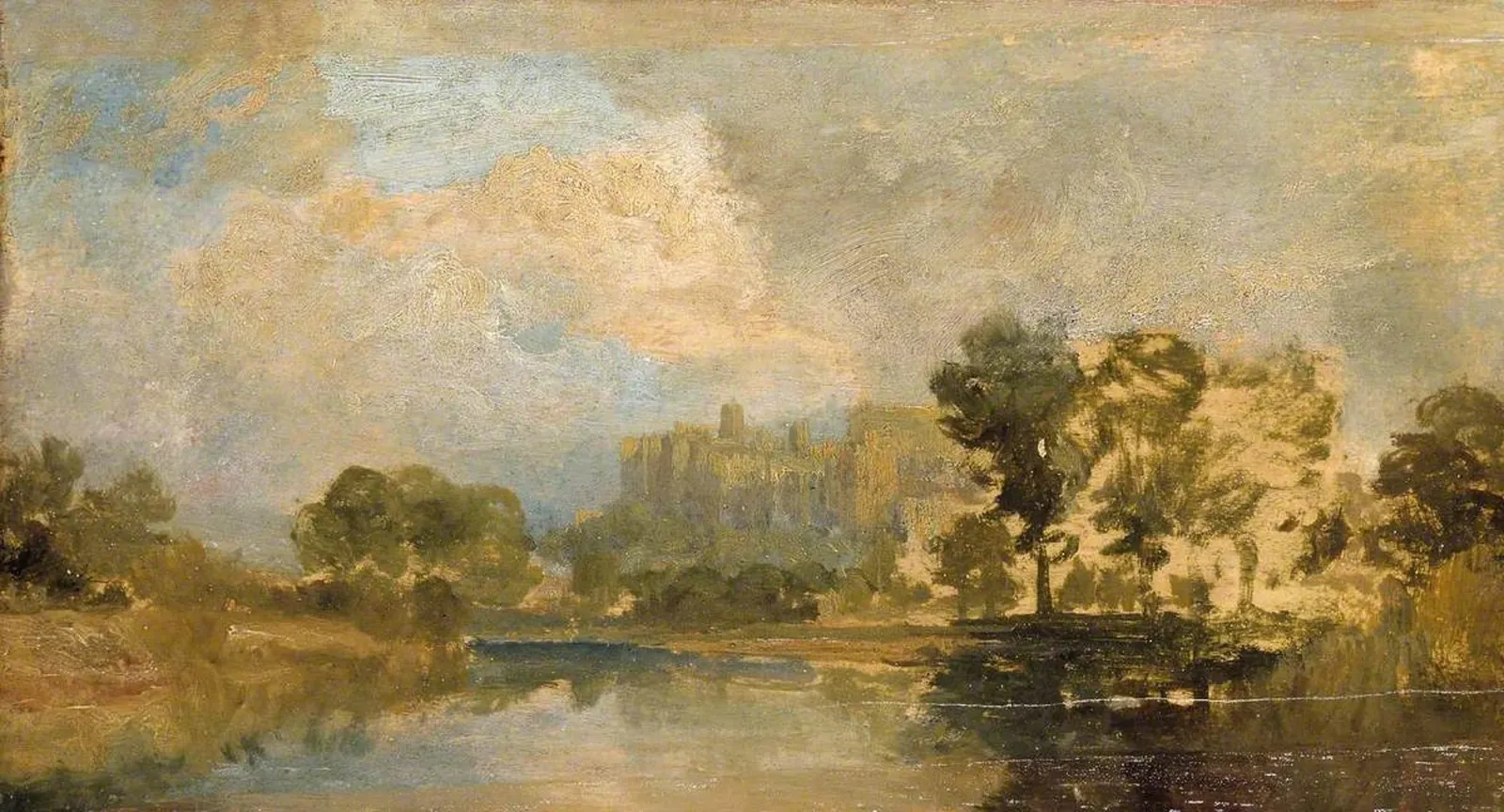 Windsor Castle from the River, J. M. W. Turner