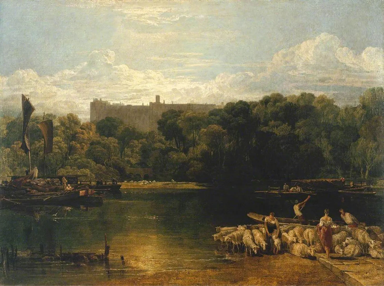 Windsor Castle from the Thames, J. M. W. Turner