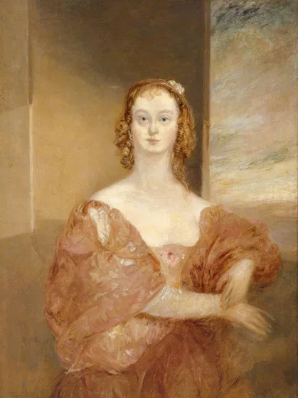A Lady in a Van Dyck Costume — J. M. W. Turner