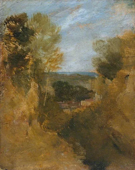 A Narrow Valley — J. M. W. Turner