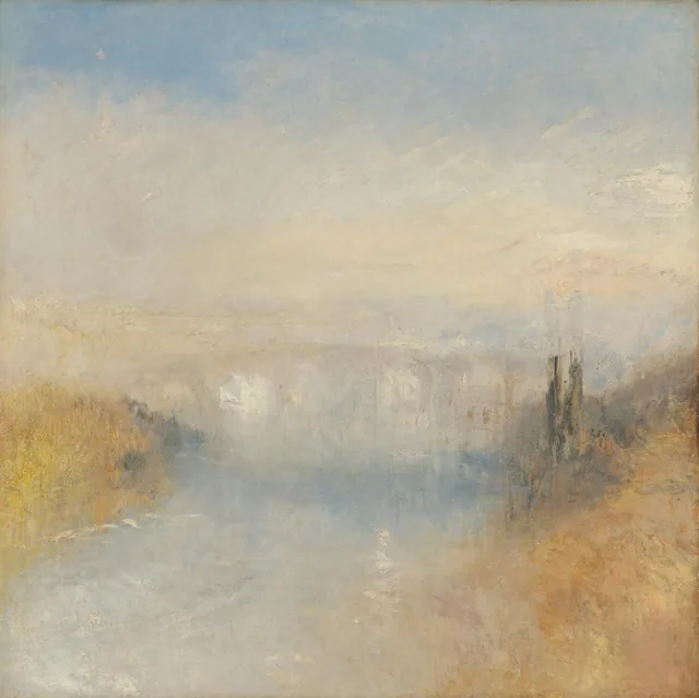 A River Seen from a Hill, J. M. W. Turner