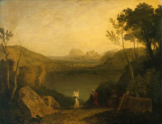 Aeneas and the Sibyl, Lake Avernus — J. M. W. Turner