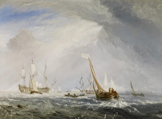 Antwerp: Van Goyen Looking Out for a Subject — J. M. W. Turner