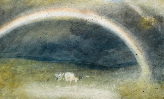 Arc en ciel et bétail — J. M. W. Turner