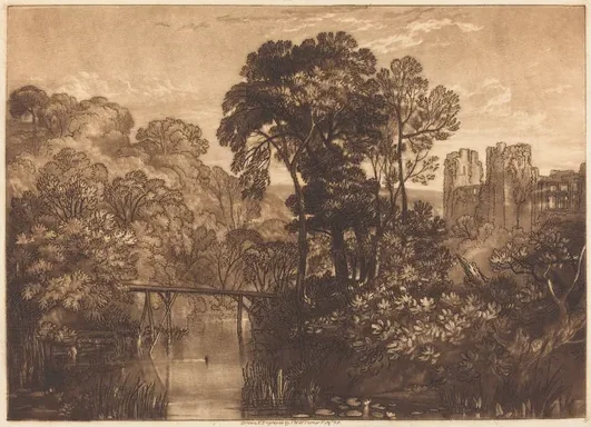Berry Pomeroy Castle — J. M. W. Turner
